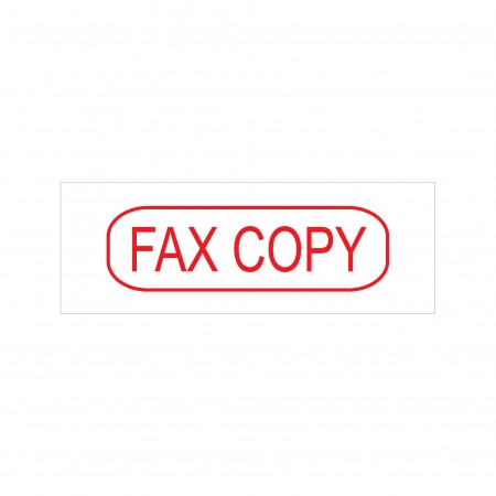 Fax Copy Stock Stamp 4911/138 38x14mm